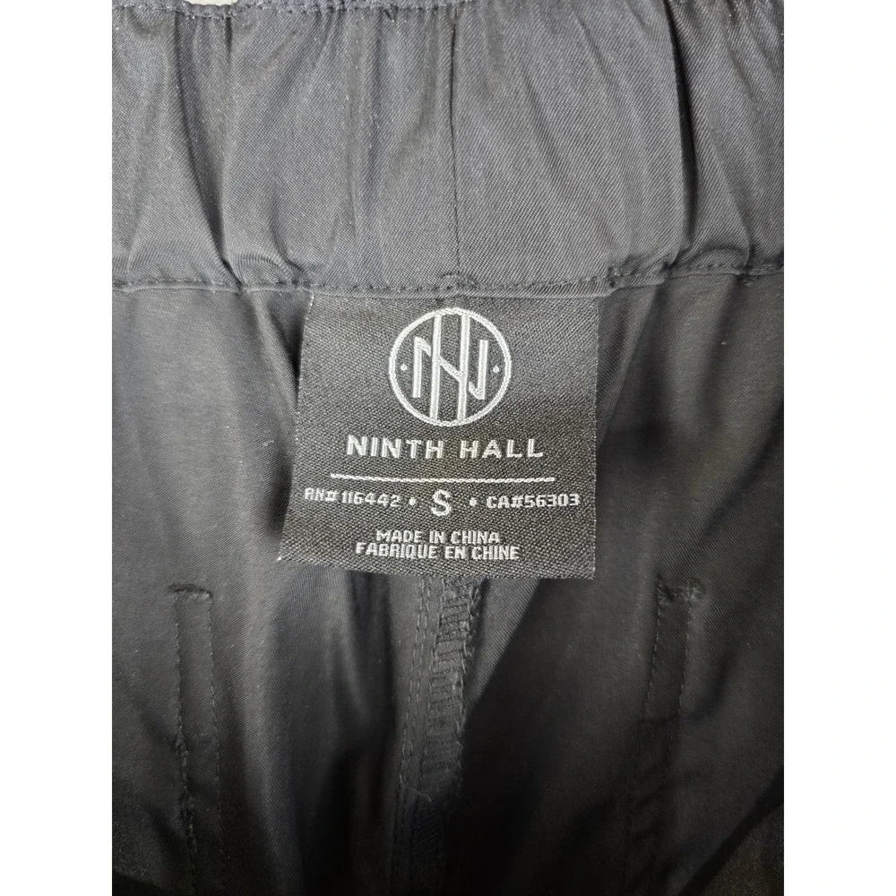 Ninth Hall Cargo Pants Mens S Black Belted Utility Streetwear Gorpcore